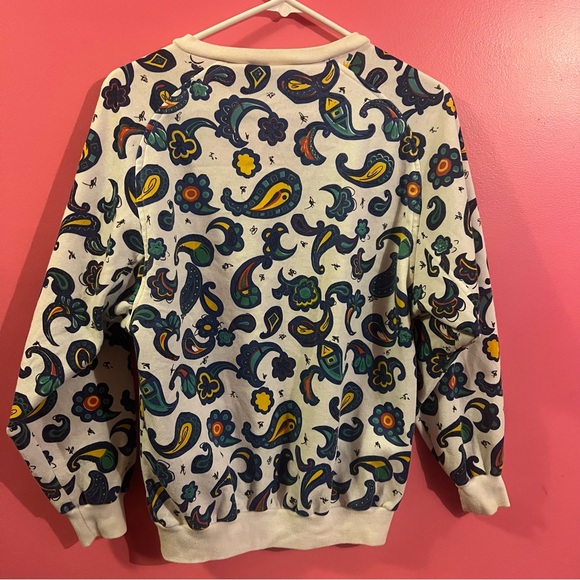 Vintage Andrew St. John Paisley Sweater Women's Size Medium - Picture 2 of 4